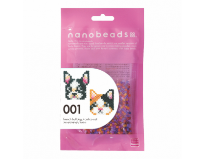 Nano Beads- French Bulldog/ Calico Cat